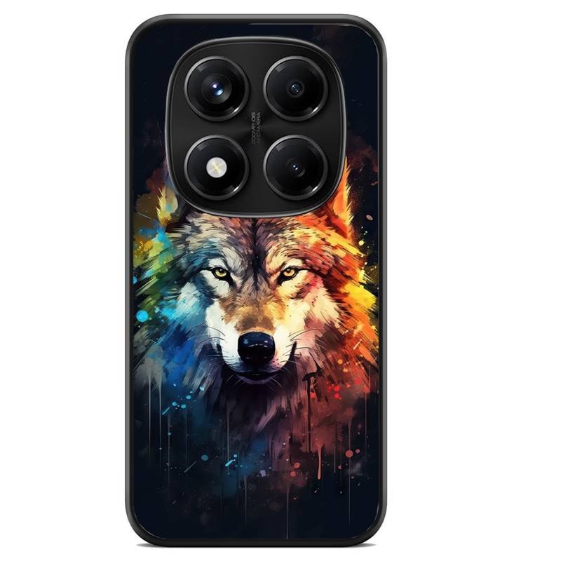 Wolf θήκη κινητού (9601) με σχέδιο πολύχρωμη (Poco C75)