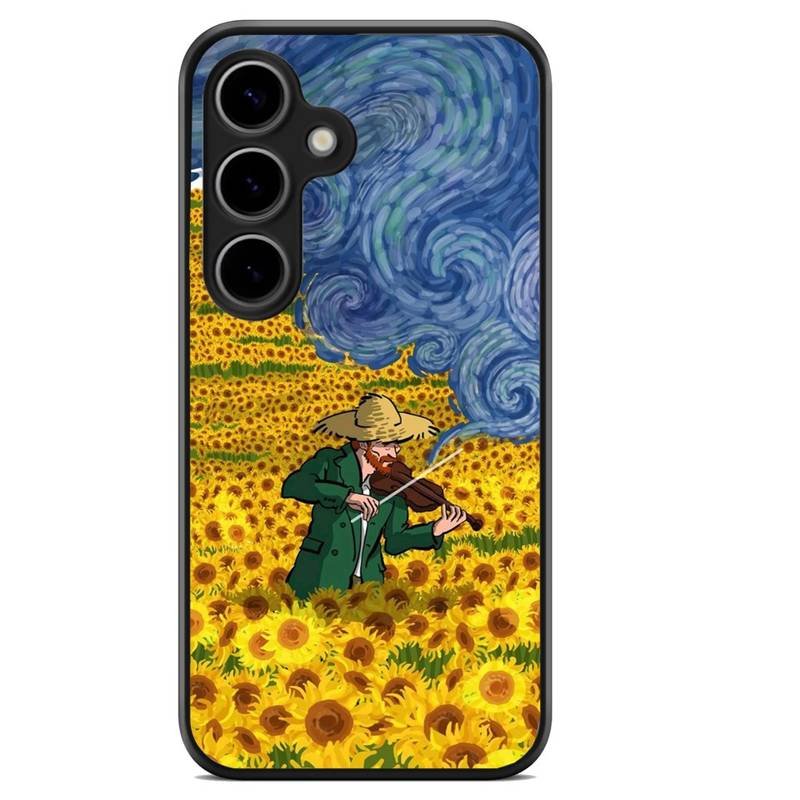 Van Gogh violin painting θήκη κινητού (9613) με σχέδιο πολύχρωμη (Samsung A36)