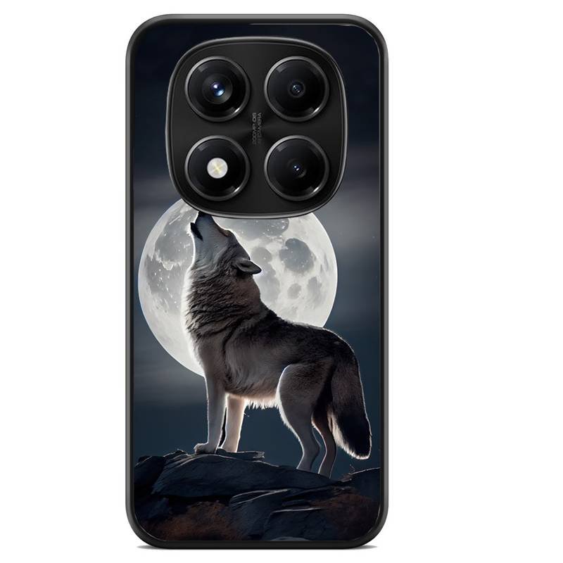 Moon wolf θήκη κινητού (9615) με σχέδιο πολύχρωμη (Redmi Note 14 Pro 4G)