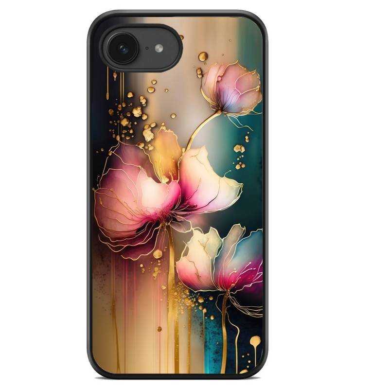 Liquid flowers θήκη κινητού (9619) με σχέδιο πολύχρωμη (iPhone 16e)
