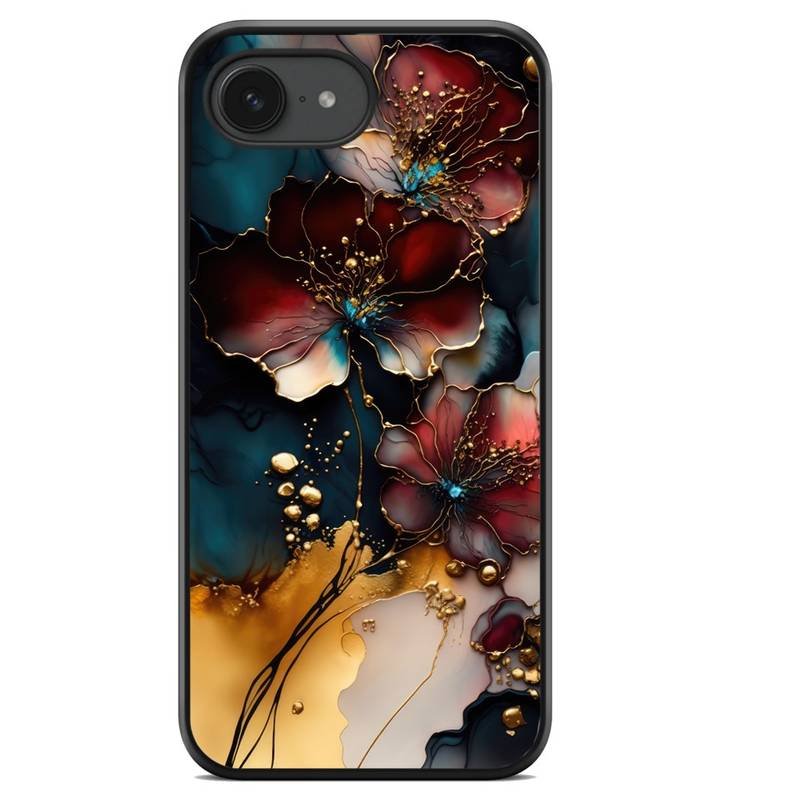 Liquid flowers θήκη κινητού (9620) με σχέδιο πολύχρωμη (iPhone 16e)
