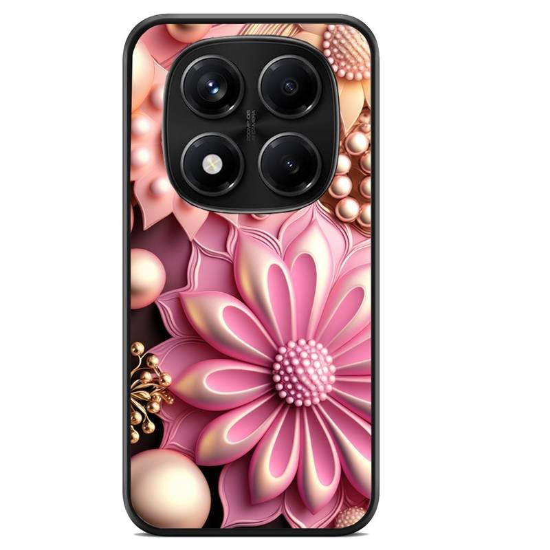 flowers θήκη κινητού (9630) με σχέδιο πολύχρωμη (Poco C75)