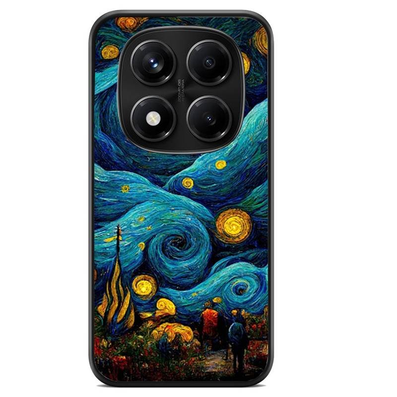 Starry night θήκη κινητού (9633) με σχέδιο πολύχρωμη (Poco X7 5G)