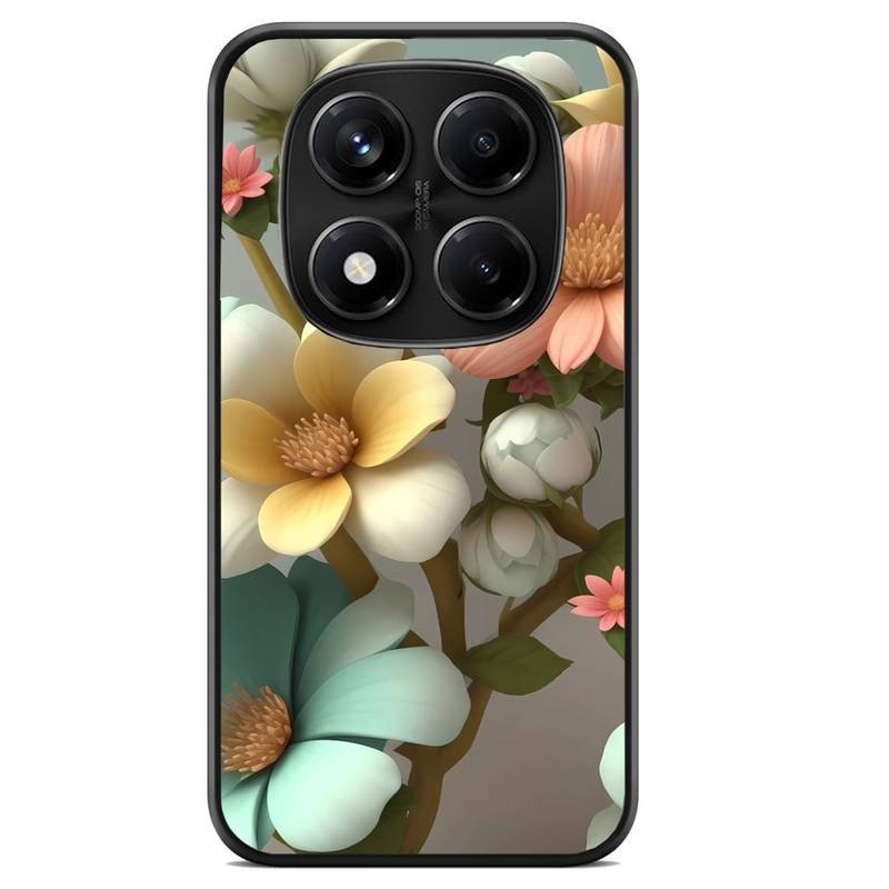 Flowers θήκη κινητού 91762 με σχέδιο πολύχρωμη (Redmi Note 14 Pro 5G)