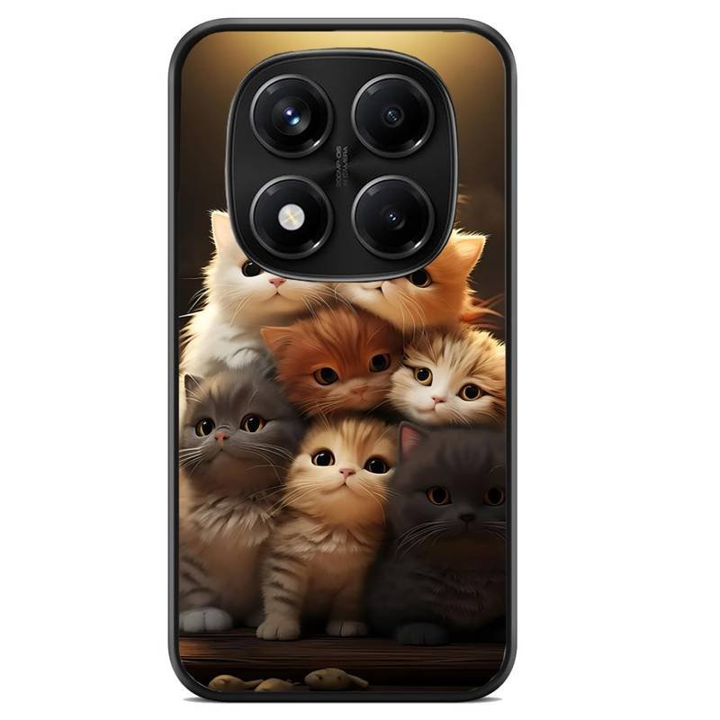 Cute Cats θήκη κινητού 91661 με σχέδιο πολύχρωμη (Redmi Note 14 Pro 5G)