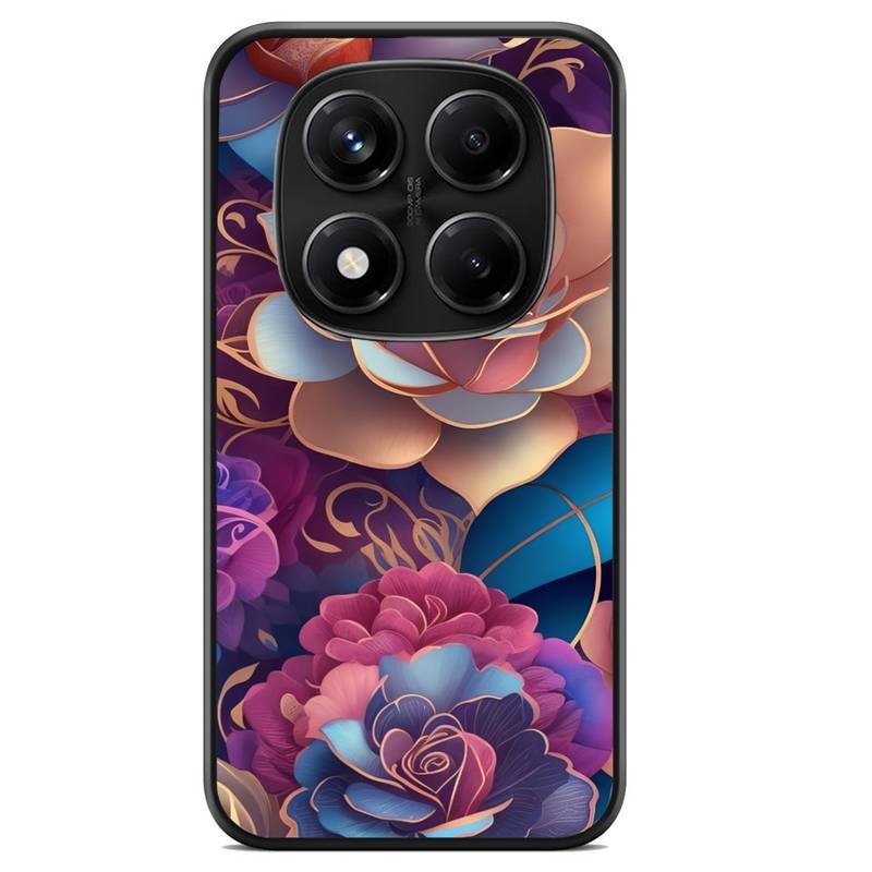Flowers θήκη κινητού 92004 με σχέδιο πολύχρωμη (Redmi Note 14 Pro 5G)