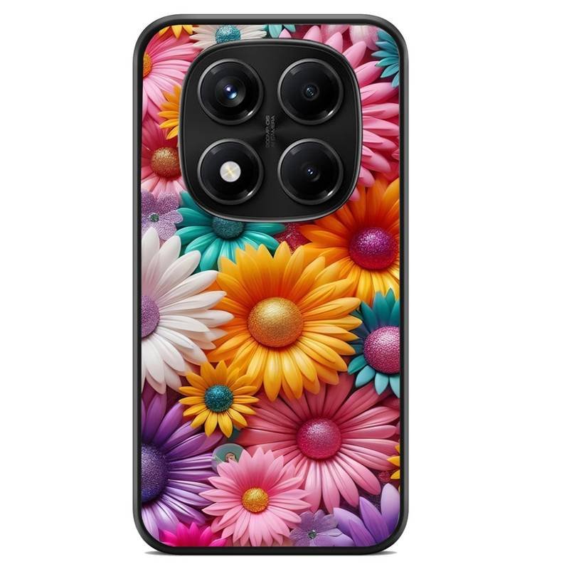 Flowers θήκη κινητού 91705 με σχέδιο πολύχρωμη (Redmi Note 14 Pro 5G)