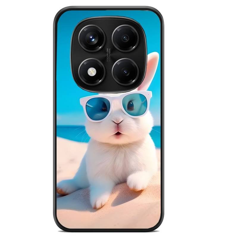 Cute Rabbit θήκη κινητού 92006 με σχέδιο πολύχρωμη (Redmi Note 14 Pro 5G)