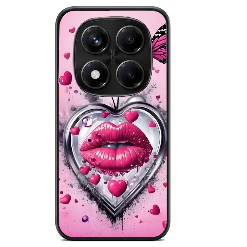 Heart Lips θήκη κινητού 92023 με σχέδιο πολύχρωμη (Redmi Note 14 Pro 5G)