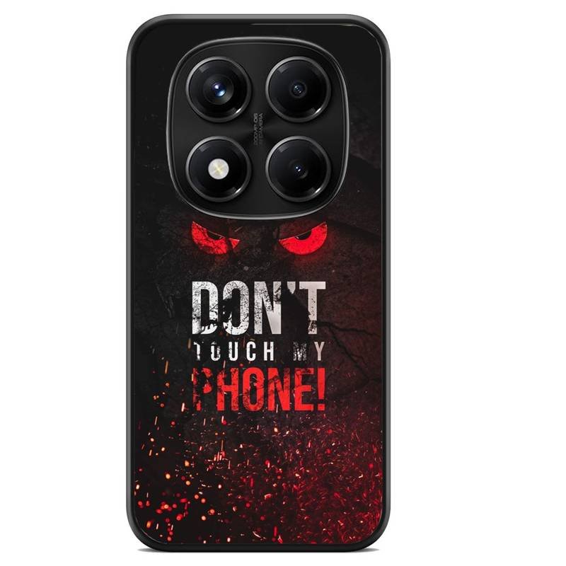 Don't touch my phone θήκη κινητού (9605) με σχέδιο πολύχρωμη (Poco C75)