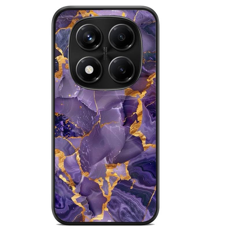 Purple Gold Marble θήκη κινητού 920040 με σχέδιο πολύχρωμη (Redmi Note 14 Pro 5G)