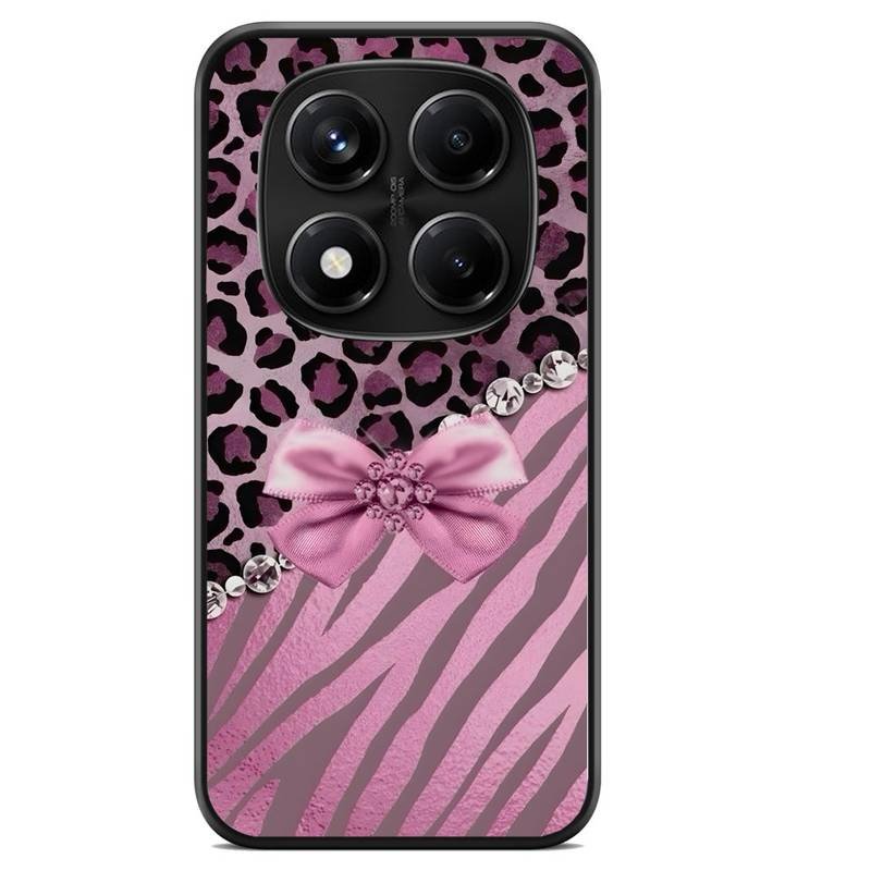 Pink Animal Print θήκη κινητού 920041 με σχέδιο πολύχρωμη (Redmi Note 14 Pro 5G)