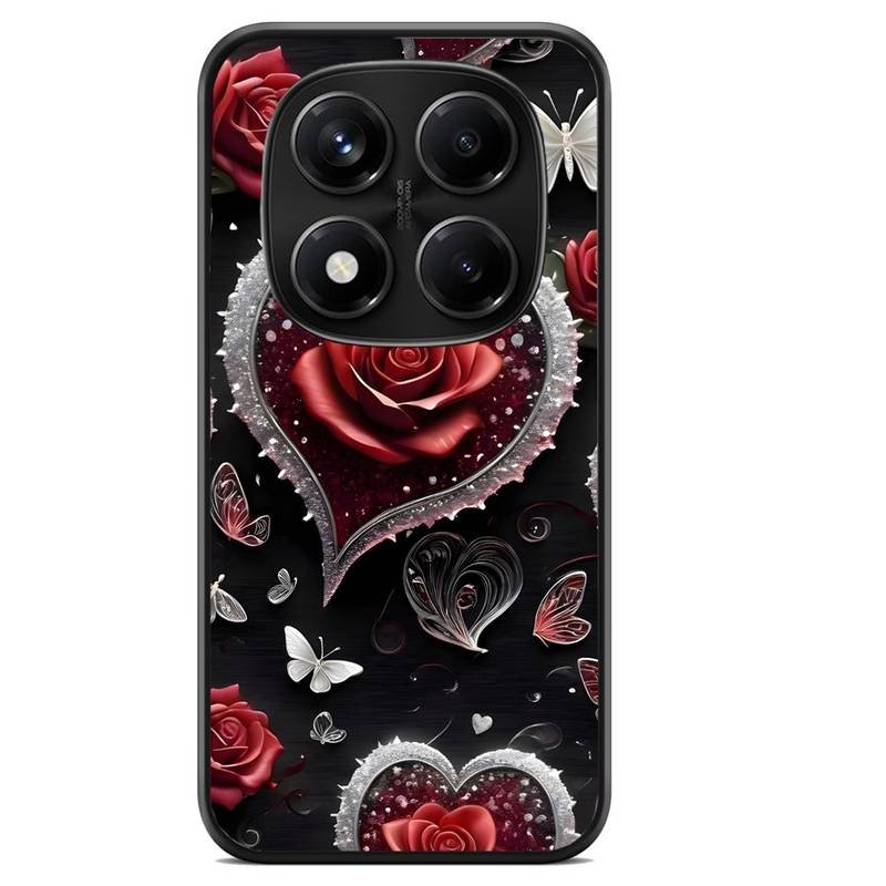 Heart Rose θήκη κινητού 920042 με σχέδιο πολύχρωμη (Redmi Note 14 Pro 5G)