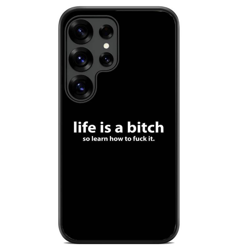 Life is a Bitch θήκη κινητού 920070 με σχέδιο πολύχρωμη (Samsung S25 Ultra)