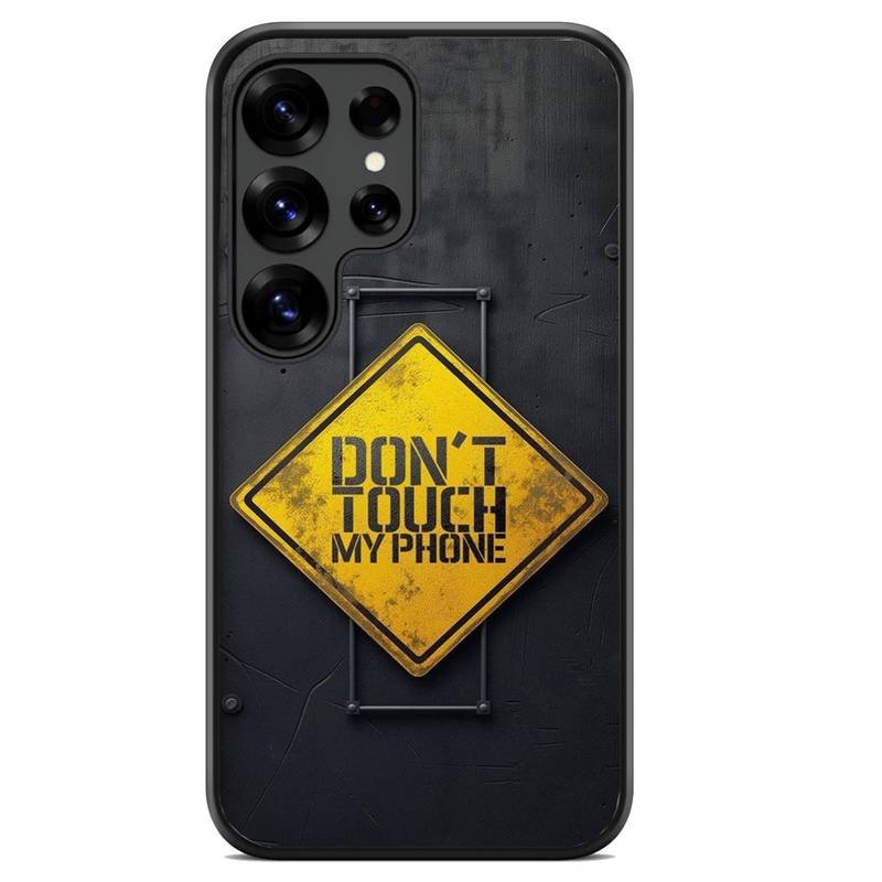 Don't Touch My Phone θήκη κινητού 920080 με σχέδιο πολύχρωμη (Samsung S25 Ultra)