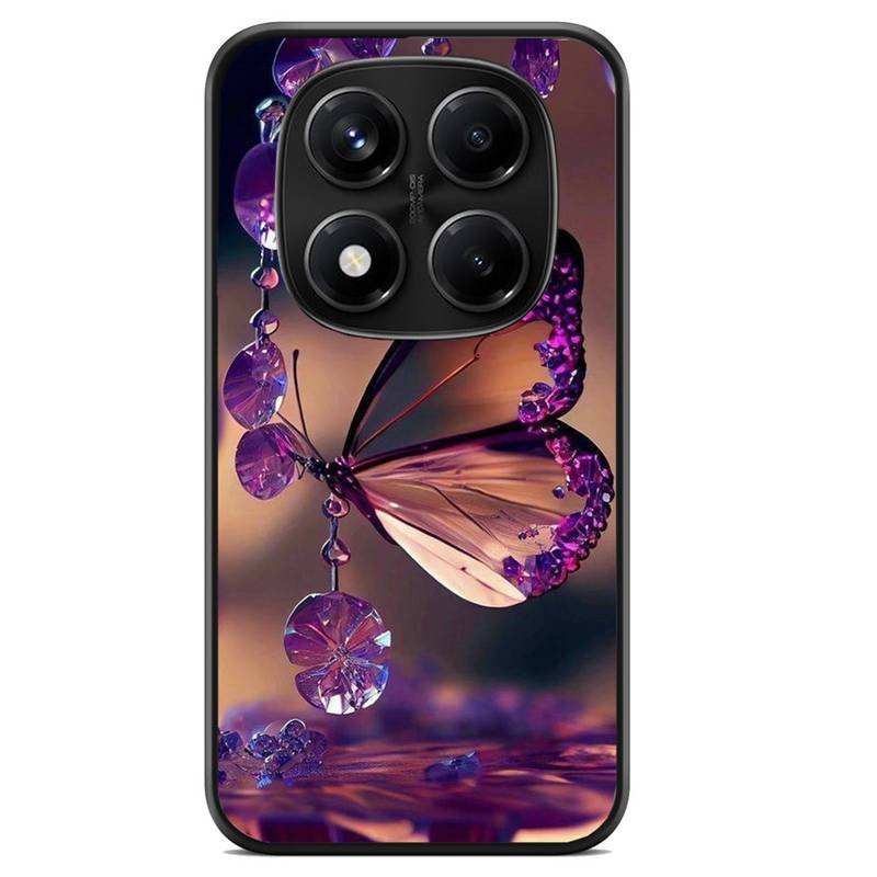 Butterfly θήκη κινητού 920091 με σχέδιο πολύχρωμη (Redmi 14C)