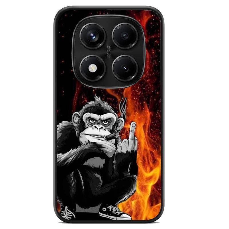 Middle Finger θήκη κινητού 920100 με σχέδιο πολύχρωμη (Redmi 14C)