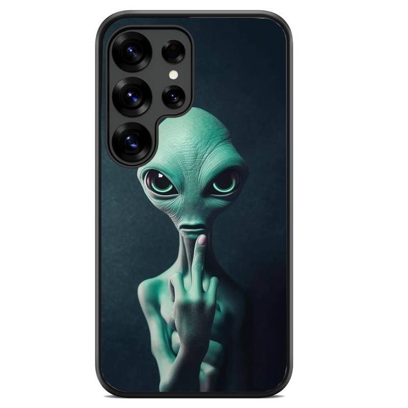 Middle Finger Alien θήκη κινητού 920130 με σχέδιο πολύχρωμη (Samsung S25 Ultra)