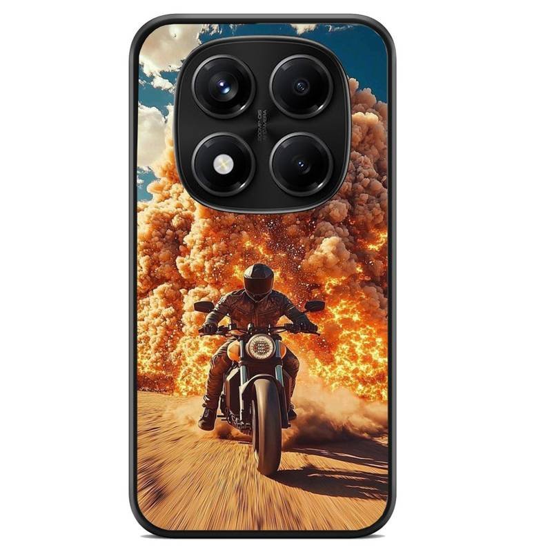 Rider on Fire θήκη κινητού 920134 με σχέδιο πολύχρωμη (Redmi 14C)