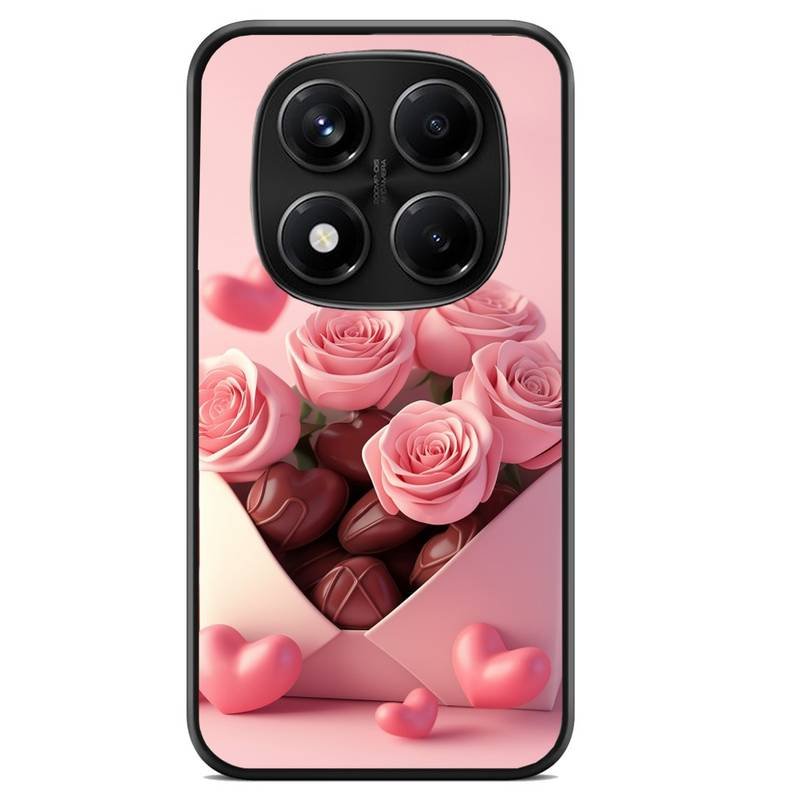 Pink Roses θήκη κινητού 920137 με σχέδιο πολύχρωμη (Redmi 14C)