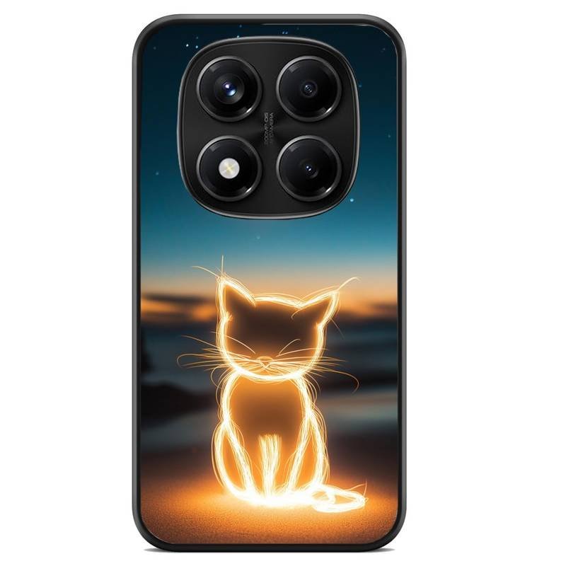 Neon Cat θήκη κινητού 920147 με σχέδιο πολύχρωμη (Redmi 14C)