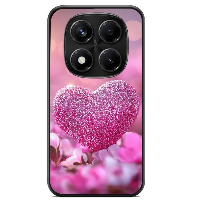 Pink Heart θήκη κινητού 920168 με σχέδιο πολύχρωμη (Redmi 14C)
