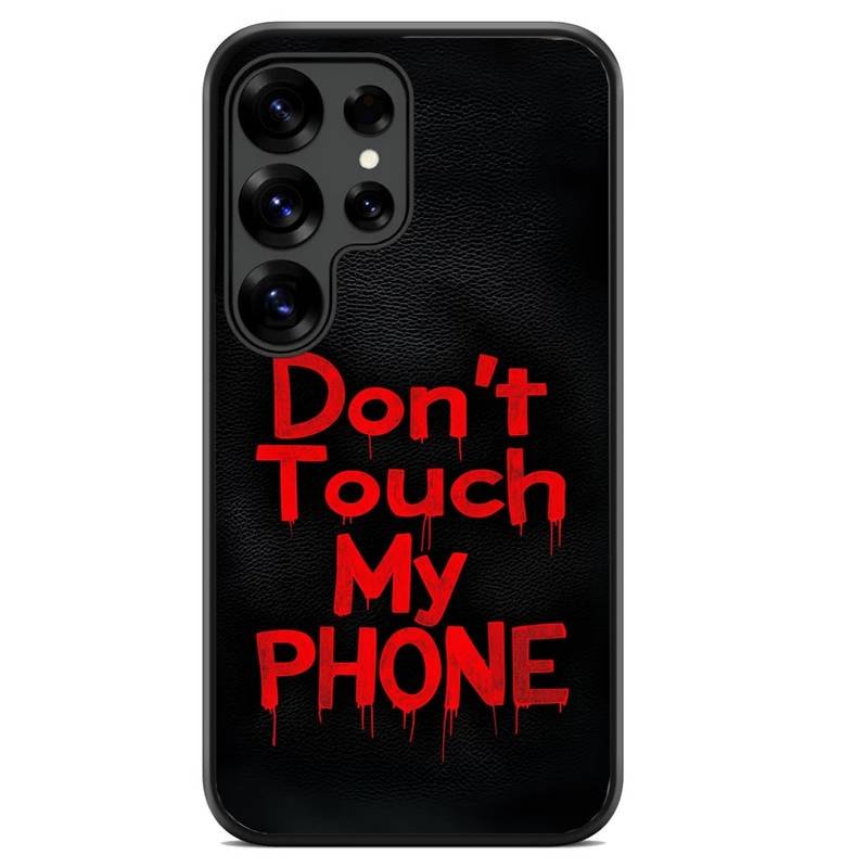 Don't Touch My Phone θήκη κινητού 920185 με σχέδιο πολύχρωμη (Samsung S25 Ultra)