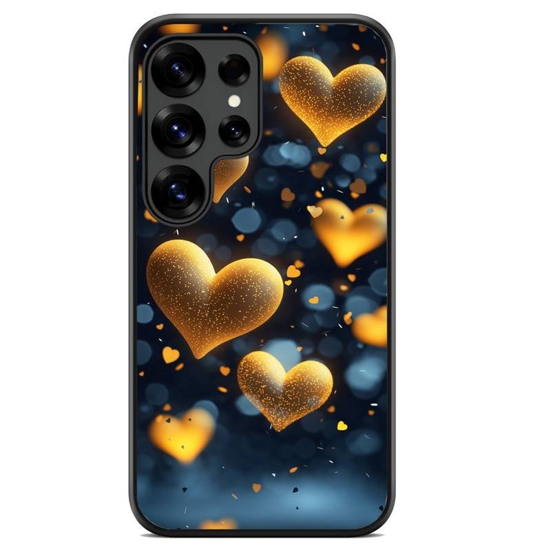 Yellow Hearts θήκη κινητού 920189 με σχέδιο πολύχρωμη (Samsung S25 Ultra)