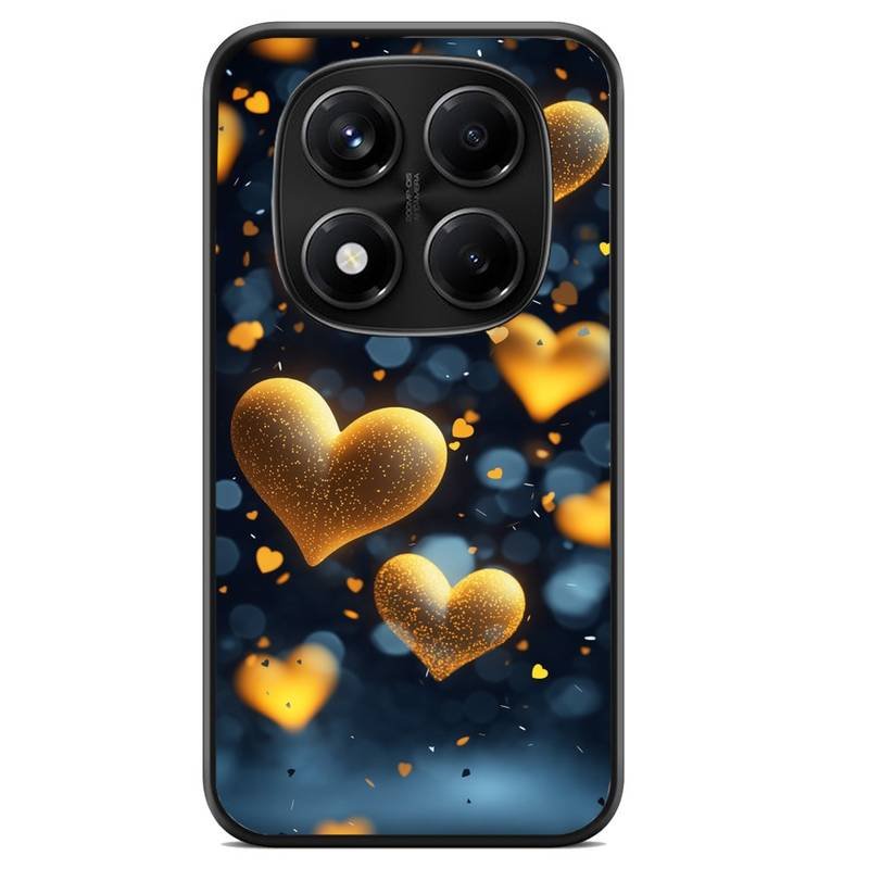 Yellow Hearts θήκη κινητού 920189 με σχέδιο πολύχρωμη (Redmi 14C)