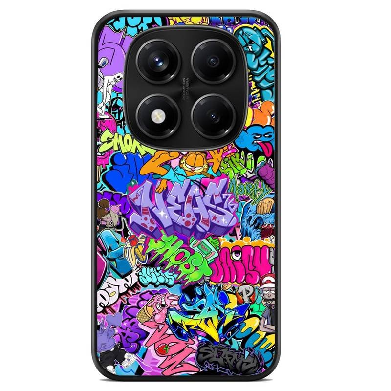 Graffiti θήκη κινητού 920196 με σχέδιο πολύχρωμη (Redmi 14C)