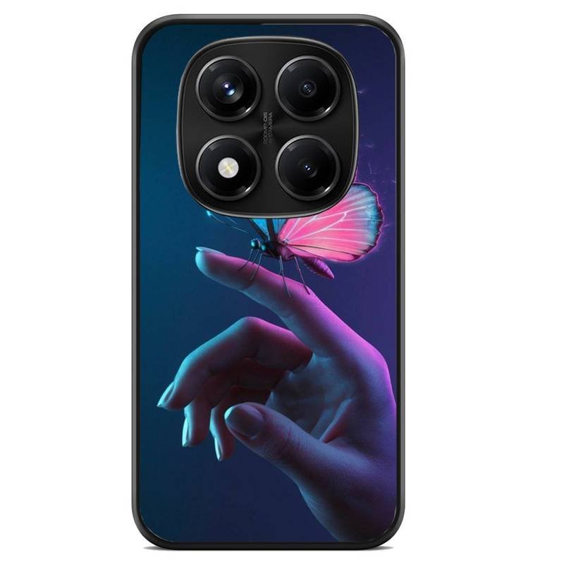Butterfly θήκη κινητού 920217 με σχέδιο πολύχρωμη (Redmi 14C)