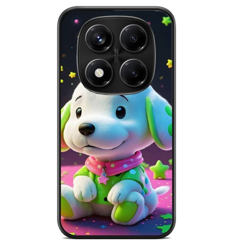 Cute Dog θήκη κινητού 920220 με σχέδιο πολύχρωμη (Redmi 14C)