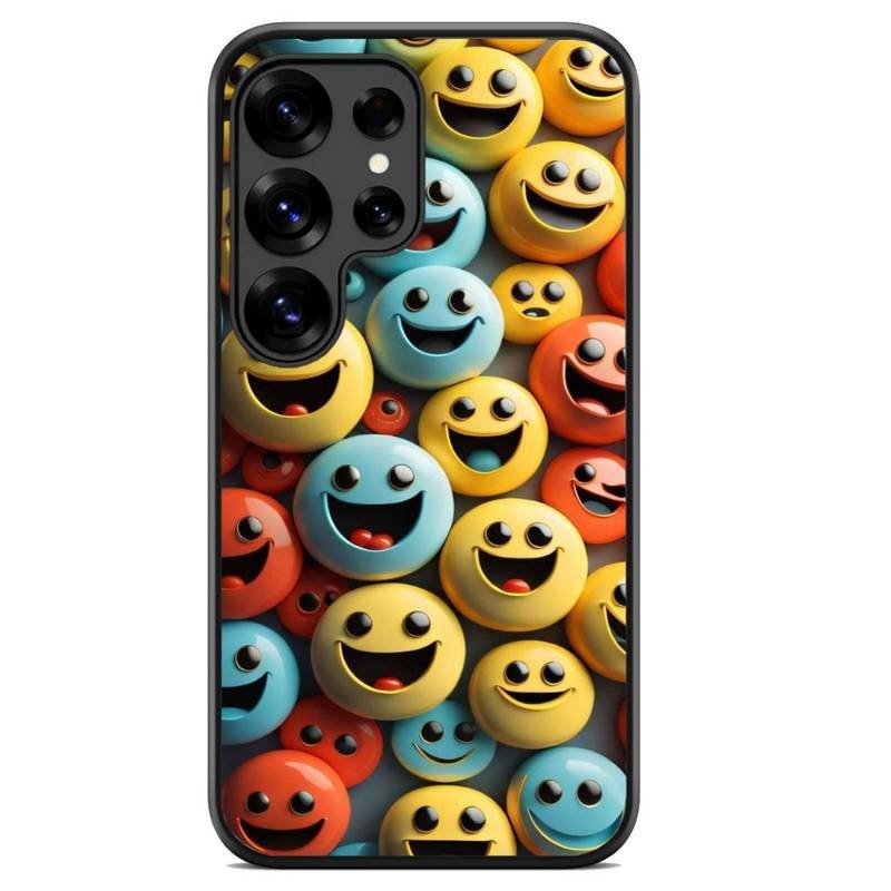Smiley Faces θήκη κινητού 920225 με σχέδιο πολύχρωμη (Samsung S25 Ultra)