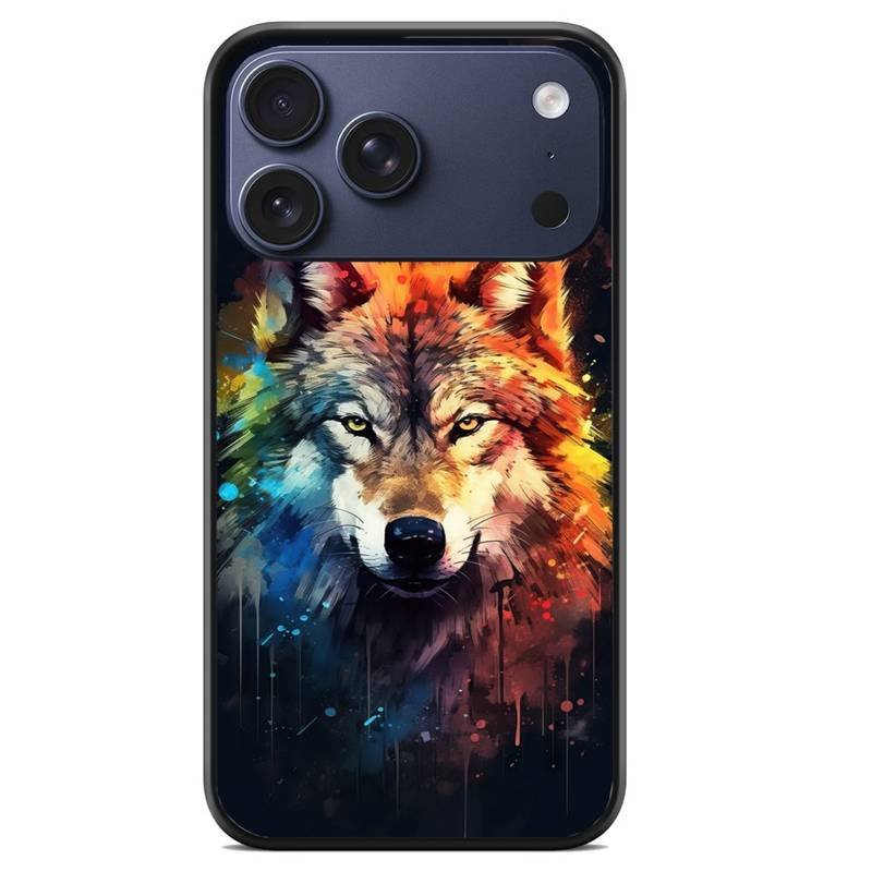 Wolf θήκη κινητού (9601) με σχέδιο πολύχρωμη (iPhone 17 Pro Max)