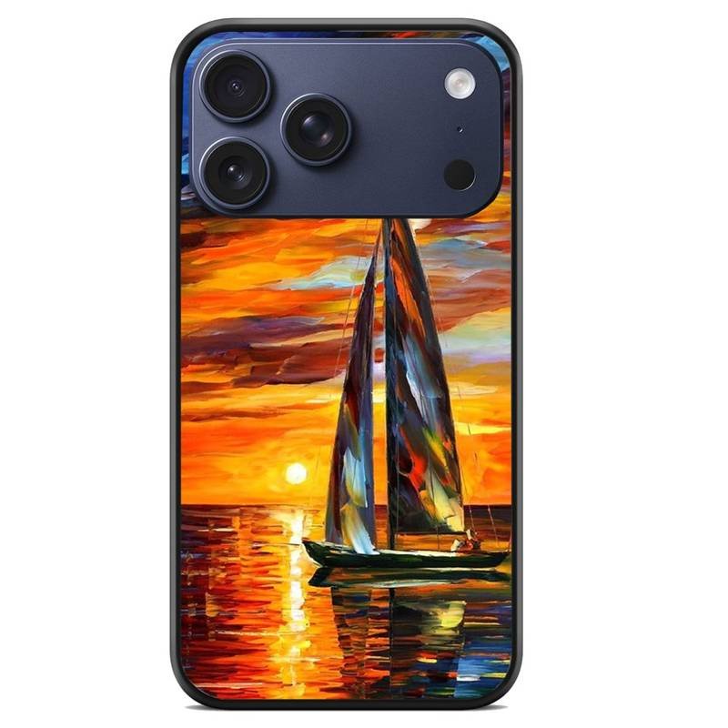 Sunset boat θήκη κινητού (9614) με σχέδιο πολύχρωμη (iPhone 17 Pro Max)