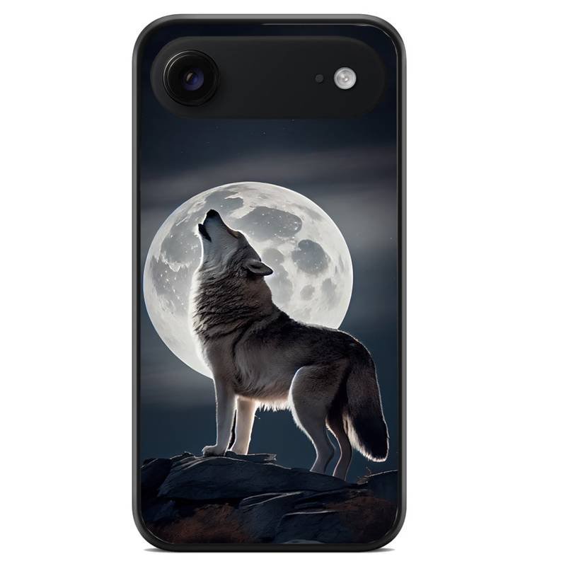 Moon wolf θήκη κινητού (9615) με σχέδιο πολύχρωμη (iPhone 17 Air)