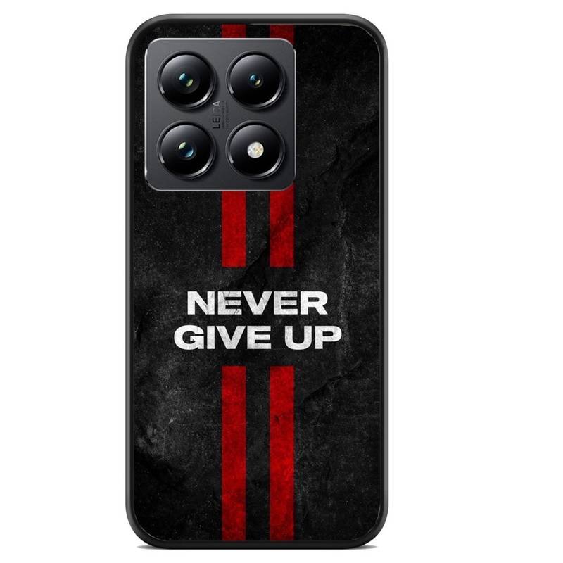 Never give up θήκη κινητού (9604) με σχέδιο πολύχρωμη (Mi 14T)