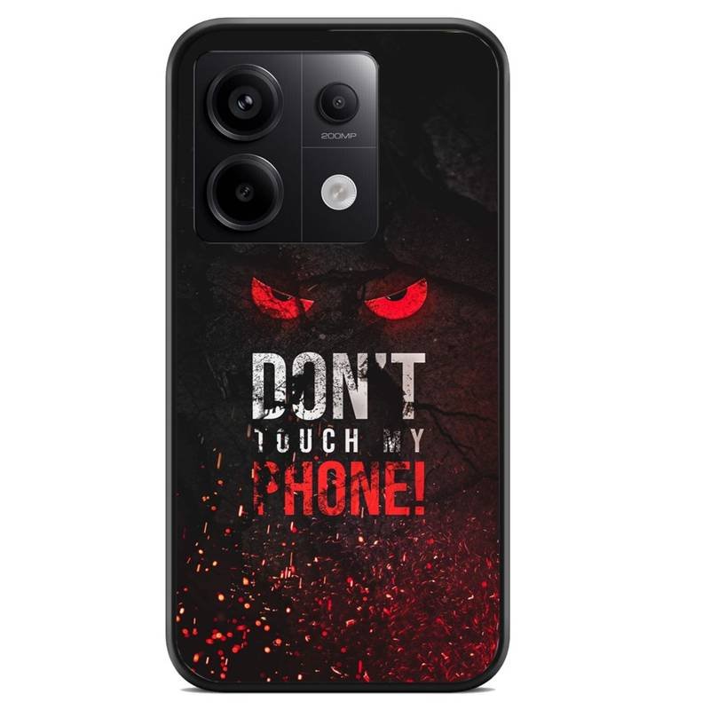 Don't touch my phone θήκη κινητού (9605) με σχέδιο πολύχρωμη (Redmi Note 14s)
