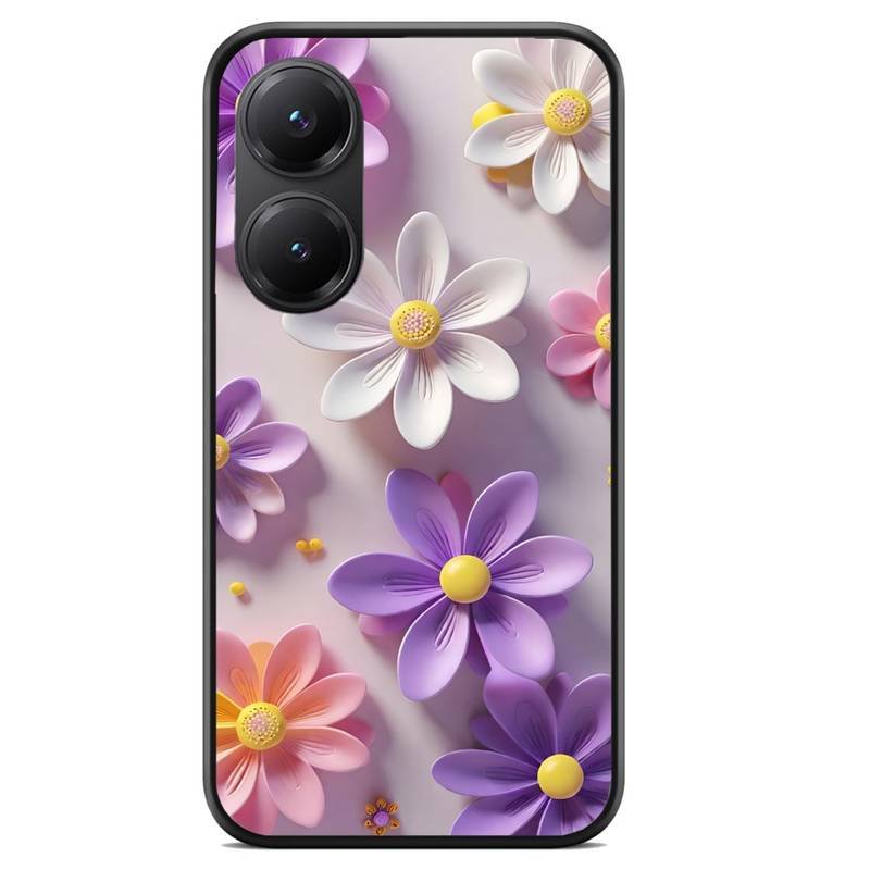 Flowers θήκη κινητού 91793 με σχέδιο πολύχρωμη (Redmi A5)