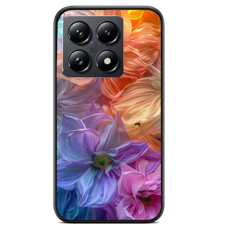 Flowers θήκη κινητού 91764 με σχέδιο πολύχρωμη (Mi 14T)