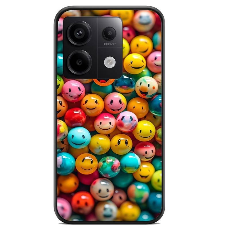 Smiley balls θήκη κινητού 91691 με σχέδιο πολύχρωμη (Redmi Note 14s)
