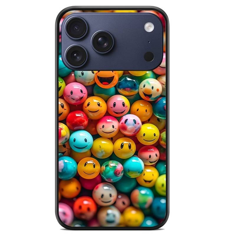 Smiley balls θήκη κινητού 91691 με σχέδιο πολύχρωμη (iPhone 17 Pro Max)