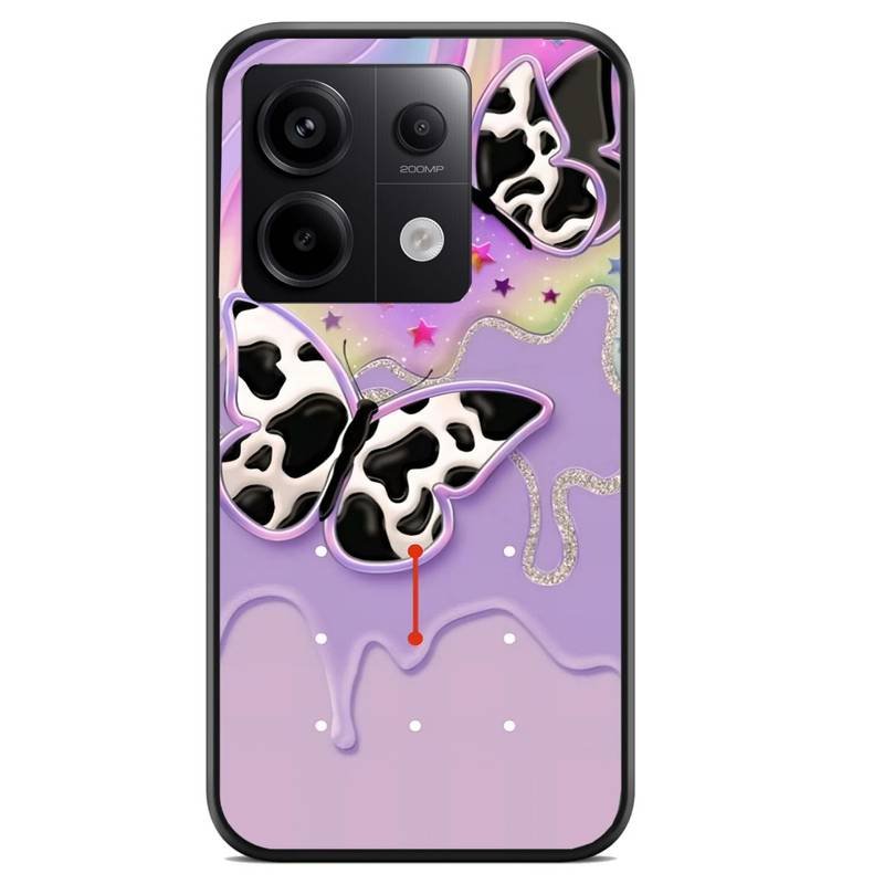 Butterflies θήκη κινητού 91911 με σχέδιο πολύχρωμη (Redmi Note 14s)