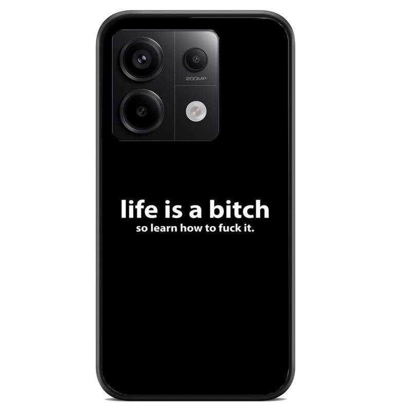 Life is a Bitch θήκη κινητού 920070 με σχέδιο πολύχρωμη (Redmi Note 14s)