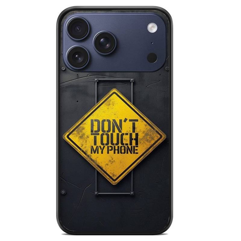 Don't Touch My Phone θήκη κινητού 920080 με σχέδιο πολύχρωμη (iPhone 17 Pro Max)