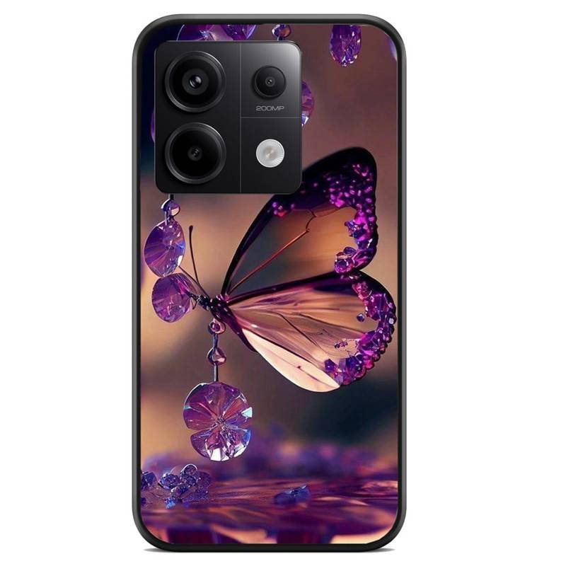 Butterfly θήκη κινητού 920091 με σχέδιο πολύχρωμη (Redmi Note 14s)