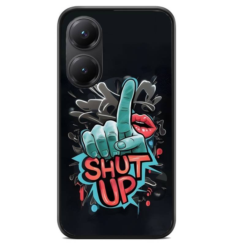 Shut Up θήκη κινητού 920109 με σχέδιο πολύχρωμη (Redmi A5)