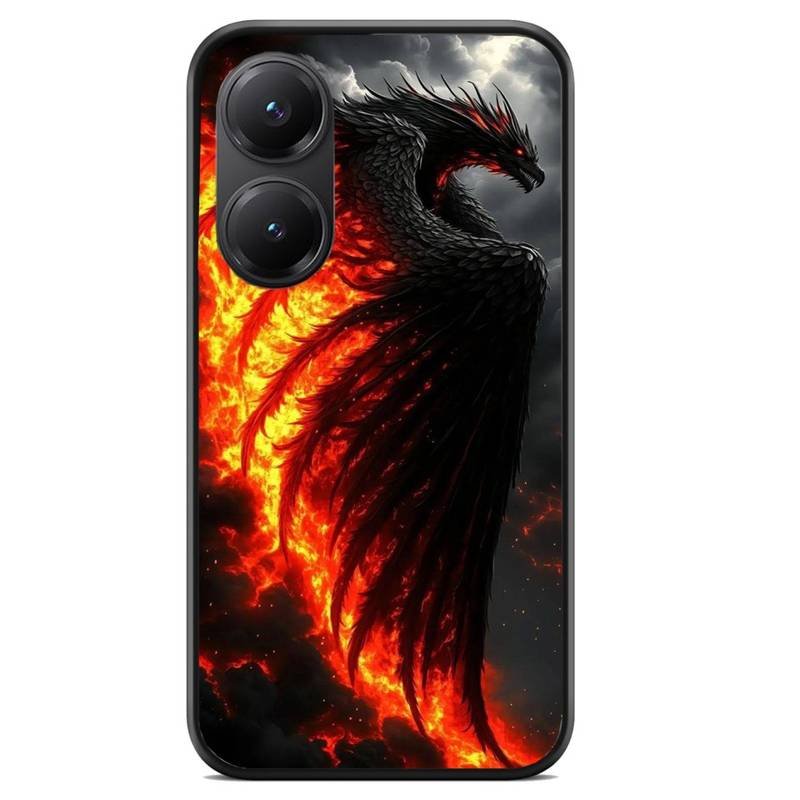 Fire Creature θήκη κινητού 920120 με σχέδιο πολύχρωμη (Redmi A5)