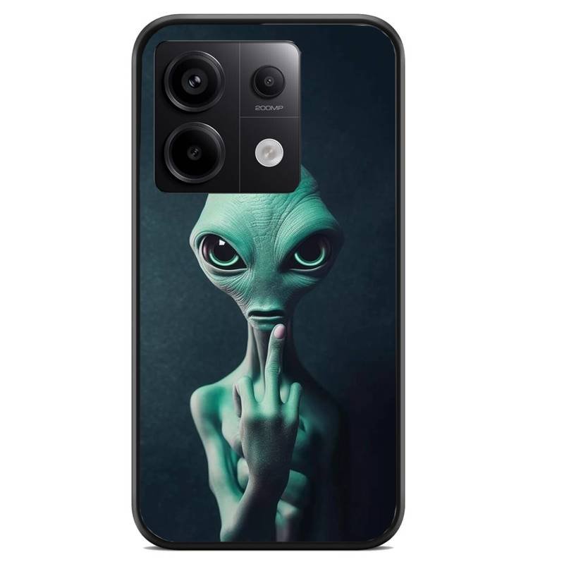Middle Finger Alien θήκη κινητού 920130 με σχέδιο πολύχρωμη (Redmi Note 14s)