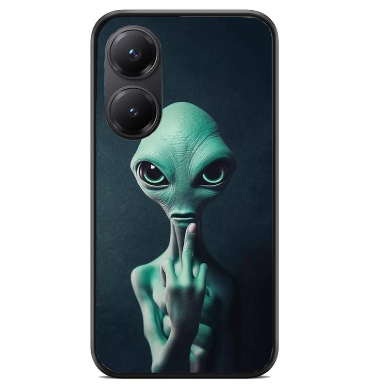 Middle Finger Alien θήκη κινητού 920130 με σχέδιο πολύχρωμη (Redmi A5)